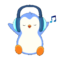 Happy Party Sticker by Pudgy Penguins