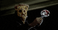 magicsocietypictures christmas horror pizza scary GIF