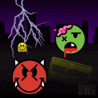 Zombie Devil GIF by Smiley