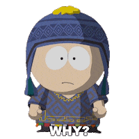 Questioning Sticker by South Park