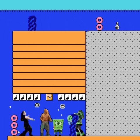 Super Mario Techno Viking GIF by PERFECTL00P