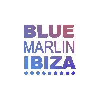 blue marlin party Sticker by Domix