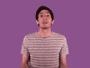 Video gif. A man opens his arms towards us and says earnestly, "You got this."