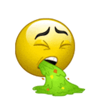 V Vomit Sticker by imoji