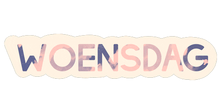 Woensdag Sticker