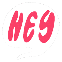 Shout Out Hello Sticker