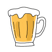 Drunk Party Sticker by Gobookmart