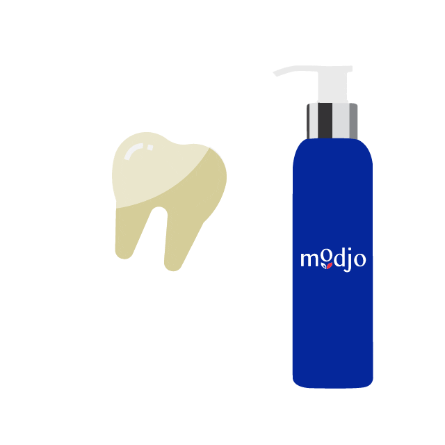 modjocosmetics giphyupload smile teeth tooth Sticker