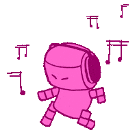Happy Dance Sticker by Josephine Skapare