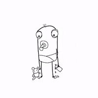 Quipster art fun cute cartoon GIF