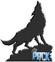 Work Hard Wolf Pack Sticker by TransformPT