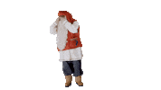 Santa Claus Christmas Sticker by The Elves!