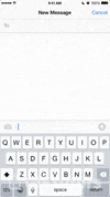 iphone messaging by GIF tutors
