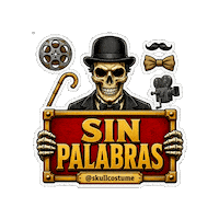 Skull Impresionado Sticker