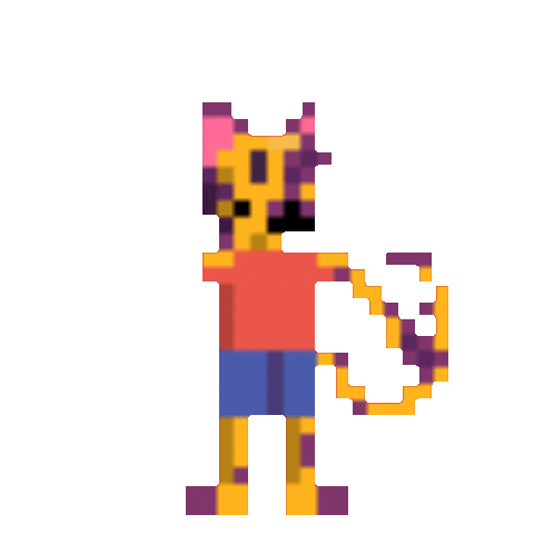 8-Bit Dancing Sticker by Big Up! Hosting