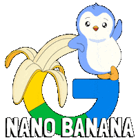 Artificial Intelligence Penguin Sticker by Pudgy Penguins