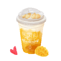 NUTTEAau bubble tea nutty nuttea nut mylk Sticker