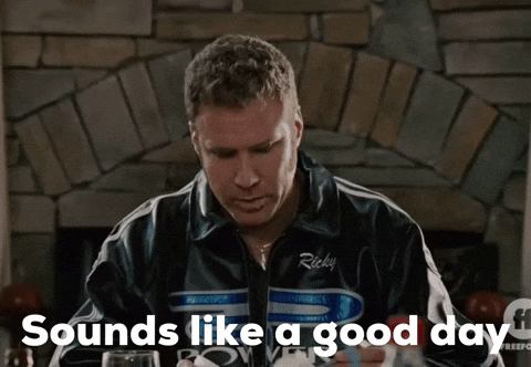 WBTat2 talledeganights sounds like a good day GIF