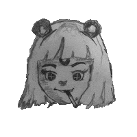 dollyefriando anime character lofi kawai Sticker
