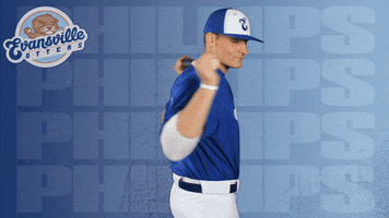 Baseball Flex GIF by Evansville Otters