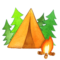 Лето Camping Sticker by Agusha Belarus (Pepsico Inc.)