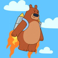 Good Morning Tothemoon GIF by My Neighbor Alice