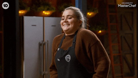 Happy Celebrity Masterchef GIF by MasterChefAU
