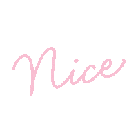 Pink Sticker by Nice Branding Agency