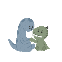 basuan_maji 恐龍 maji basuan 霸蒜與麻雞 Sticker