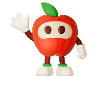 Apple Fruit Sticker by elbe-obst
