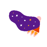 Rocket Frog Sticker by Tykkimaki