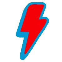 Flash Storm Sticker by Richard Orlinski Official