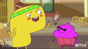 dinosaur cupcake GIF by NETFLIX
