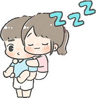 Sleepy Sticker by ChuChu X BoBo