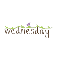Wednesday Morning Garden Sticker