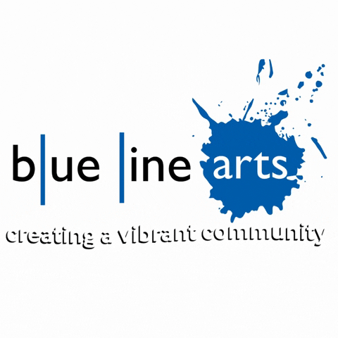 bluelinearts giphygifmaker art gallery blue line blue line arts GIF