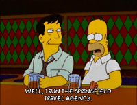 homer simpson drinking GIF