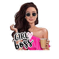 Gisellearenal girl girlboss girl boss gisellearenal Sticker