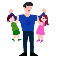 Fathers Day Father Sticker by bini games