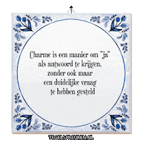 Ja Interesse Sticker by Tegelspreuken.nl