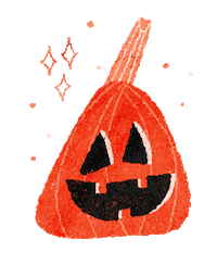 Jack-O-Lantern Halloween Sticker by Kirstin Smith