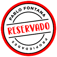 FontanaPropiedades red white black inmobiliaria Sticker