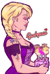 Party Susi Sticker by Gschpusi