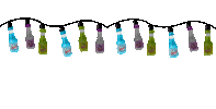 Party Lights Sticker by Gschpusi