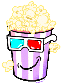 Snack Popcorn Sticker by BOMBONATOR_WOLPH
