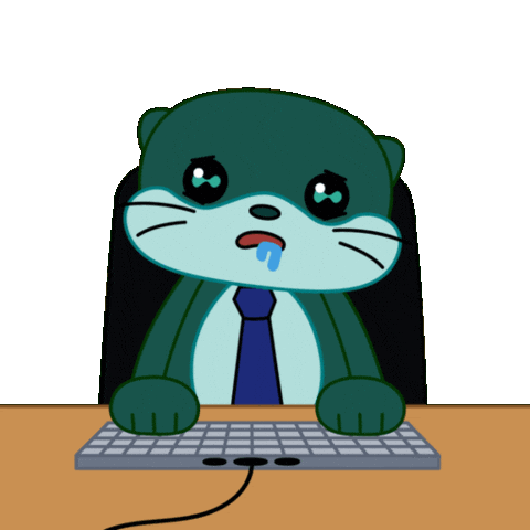 Tired Locked In Sticker by Odd Otties