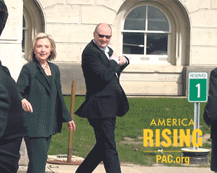 hillary clinton point GIF by America Rising PAC