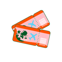 elimestas travel viajes mundo avion Sticker