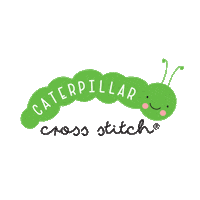 Caterpillarcrosstitch ccs crossstitch xstitch caterpillarcrossstitch Sticker