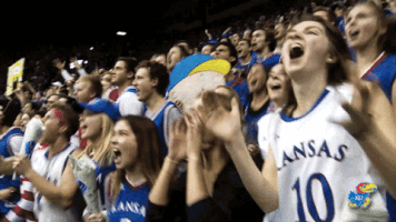 ku rockchalk GIF by Kansas Athletics